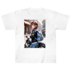 ヨーカズのバイク女子そら Heavyweight T-Shirt