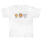 きつねのはちみつやさんのむらのなかよし３人組 Heavyweight T-Shirt