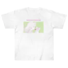 nya-mew（ニャーミュー）のネコチャン×ネコチャン Heavyweight T-Shirt