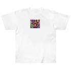 ぽりぽりのお店のサイケなリスくん Heavyweight T-Shirt