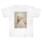 AQUAMETAVERSEの美しい女性の彫刻　　なでしこ1478 Heavyweight T-Shirt