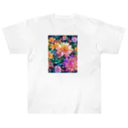 モノモノクローゼットの花々 Heavyweight T-Shirt