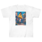 Kazuya Satoの昭和テイストカラフルPOPガーリー Heavyweight T-Shirt