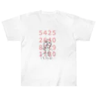 SA-ShiraAi-のNumbers & Woman ヘビーウェイトTシャツ