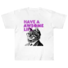 RainbowFam Plusの猫先輩 ヘビーウェイトTシャツ