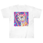 Amrita StoreのPsy Cat ヘビーウェイトTシャツ