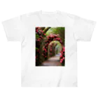 AQUAMETAVERSEの椿のドーム　なでしこ1478 Heavyweight T-Shirt