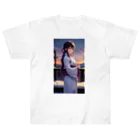 kimono_musume  AI artのscene5 Heavyweight T-Shirt