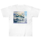 shinn_ryokuの海をみている Heavyweight T-Shirt