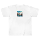 Pixel Art Goodsのヴェネチア（pixel art） Heavyweight T-Shirt