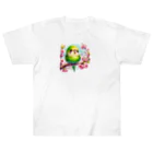 ぷっくりショップのオカメインコのひととき Heavyweight T-Shirt