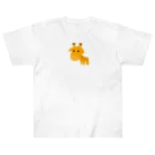 ちぃちゃんのアトリエのゆるいキリンさん Heavyweight T-Shirt