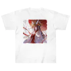 AQUAMETAVERSEの紅蓮の光に宿る、神威の巫女 Marsa 106 Heavyweight T-Shirt