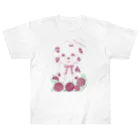 つぴつぴシジュウカラのCute spotted Dalmatian ヘビーウェイトTシャツ