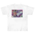 psyvavaのサイケデリックぴょんぴょん Heavyweight T-Shirt