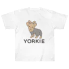 YORKIE DAISUKI～ヨーキーグッズ～のヨーキー Heavyweight T-Shirt
