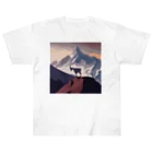 Ske’s gallery for youのMountain Foot Goat Heavyweight T-Shirt