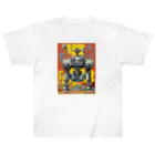 mirinconixのレトロで大きくてジャンクな戦闘用ロボットくん Heavyweight T-Shirt