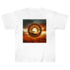 Qten369のサバンナの太陽 Heavyweight T-Shirt