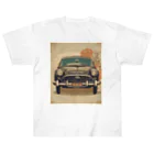 Unique ExistenceのVintage car2 Heavyweight T-Shirt