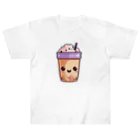 Vasetti_pressの可愛い紫タピオカミルクティー Heavyweight T-Shirt