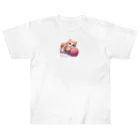 29Q.comの毛糸で遊ぶ猫２ Heavyweight T-Shirt
