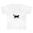 もへじへのへのの黒猫のの ヘビーウェイトTシャツ