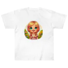 yielanggo007の輝く瞳女の子 Heavyweight T-Shirt