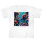 asuto_20のローポリ風サンゴ ヘビーウェイトTシャツ
