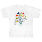 KILIKOStudiosの虹が出る東京切子　エメラルド Heavyweight T-Shirt