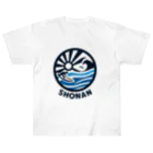 マツタケタケヲの湘南_サーフィン ヘビーウェイトTシャツ