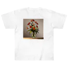 samenoa81の花瓶と花 Heavyweight T-Shirt