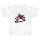 Bikers' Galleryのオフロードバイク デザイン モトクロス  ヘビーウェイトTシャツ