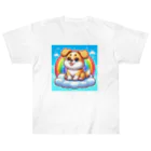 Minoyaの雲に乗った犬 Heavyweight T-Shirt