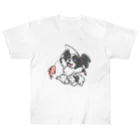 POP T’s DINERのフィッシングパピヨンくん Heavyweight T-Shirt