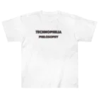 technophilia philosophyのブランドロゴ ヘビーウェイトTシャツ