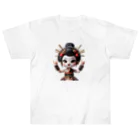 riotriffs_punksの芸者スター_パンク Heavyweight T-Shirt