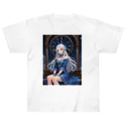 AI Fantasy Art ShopのPrincess transcends time② Heavyweight T-Shirt