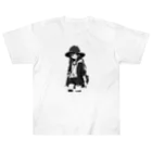 モノクロ美少女の悲しみ美少女モノクロ Heavyweight T-Shirt