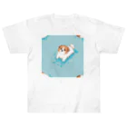 ganeshaのかわいい犬のバックグラウン Heavyweight T-Shirt