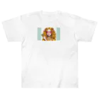 RoseTarot888ShopのGorgeous Gold Girl Heavyweight T-Shirt