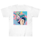 yozoraniyumeoの魔法女子中学少女 Heavyweight T-Shirt