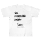 NOIR（ノアール）のSelf-responsible society（自己責任社会） Heavyweight T-Shirt