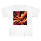 AI Fantasy Art Shopのart of fire② ヘビーウェイトTシャツ