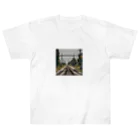 atoyuki_SHOPの鉄道レールデザイン Heavyweight T-Shirt