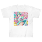 yozoraniyumeoの魔法スイーツ少女 ヘビーウェイトTシャツ