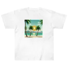 Paradise ExploreのPalmShade Oasis ヘビーウェイトTシャツ