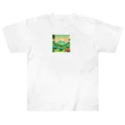 OTIRUBUTUBUTUの昔話風恐竜 Heavyweight T-Shirt