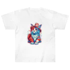 伊藤豊大の猫LOVEアメリカ　　 Heavyweight T-Shirt