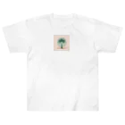 Ry-tのヤシの木　暖かい　かわいい　シンプル Heavyweight T-Shirt